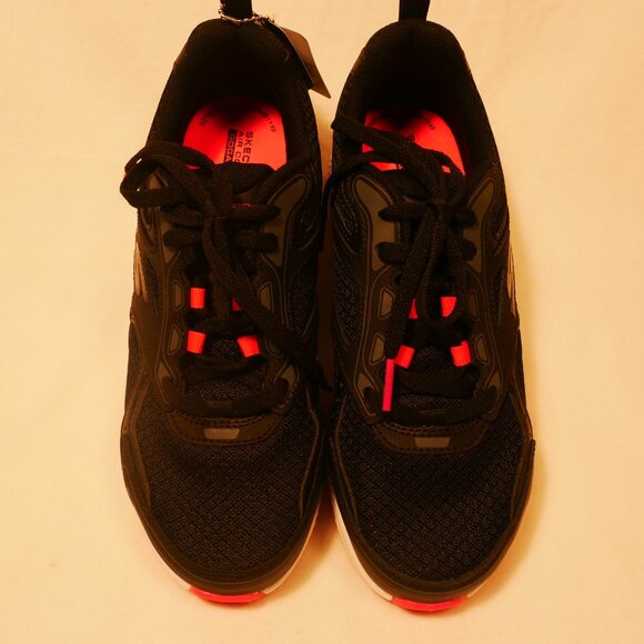 Skechers Go Run Women's Size 7 Black Athletic Running Shoes Sneakers - Picture 4 of 16